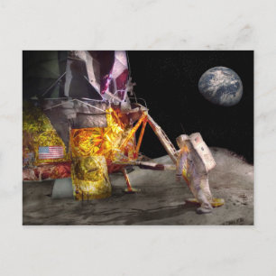 Astronaut - One small step Postcard