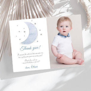 Astronaut Outer Space Birthday Thank You Card