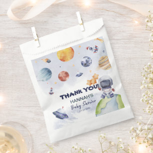 Astronaut Outer Space Boy Baby Shower Party Favour Bag