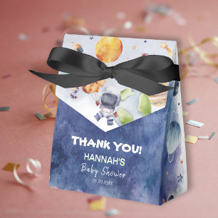 Astronaut Outer Space Boy Baby Shower Party Favour Box