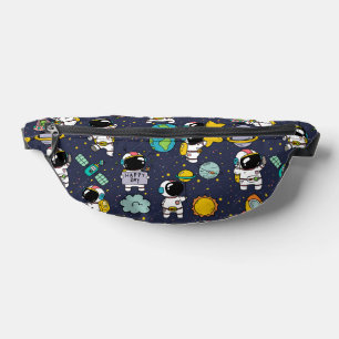 Astronaut Outer Space Cartoon  Bum Bags