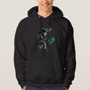 Astronaut Outer Space Jellyfish Sky Stars Galaxy Hoodie