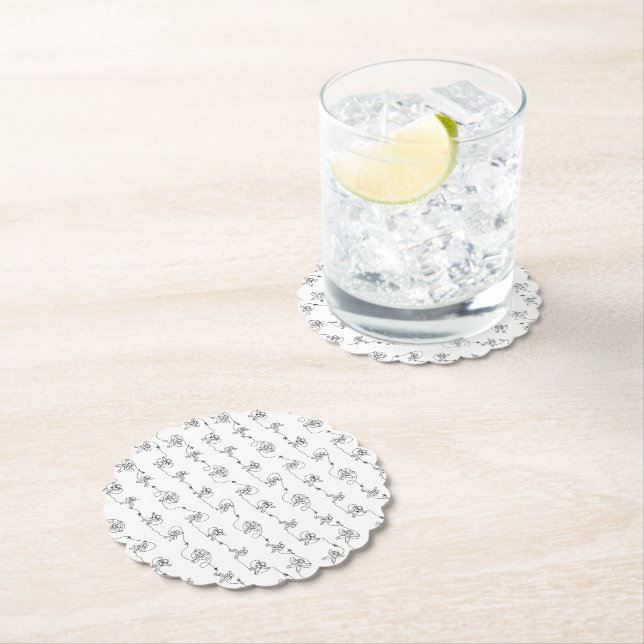 Astronaut Paper Coaster (Insitu)