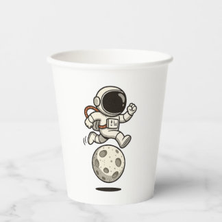 Astronaut Paper Cups