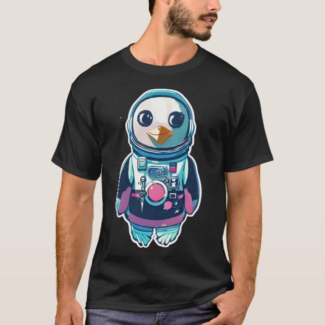 Astronaut Penguin T-Shirt (Front)