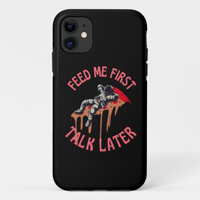 Astronaut Pizza Funny  Case-Mate iPhone Case (Back)
