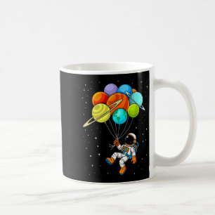 Astronaut Planet Balloons Solar-system Space Kids Coffee Mug