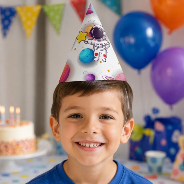Astronaut & Planets Paper Hat (Creator Uploaded)