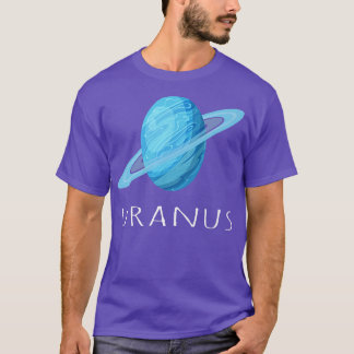 Astronaut Planets Solar System ,Space Lovers Uranu T-Shirt