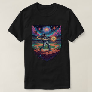Astronaut Playing Baseball T-Shirt