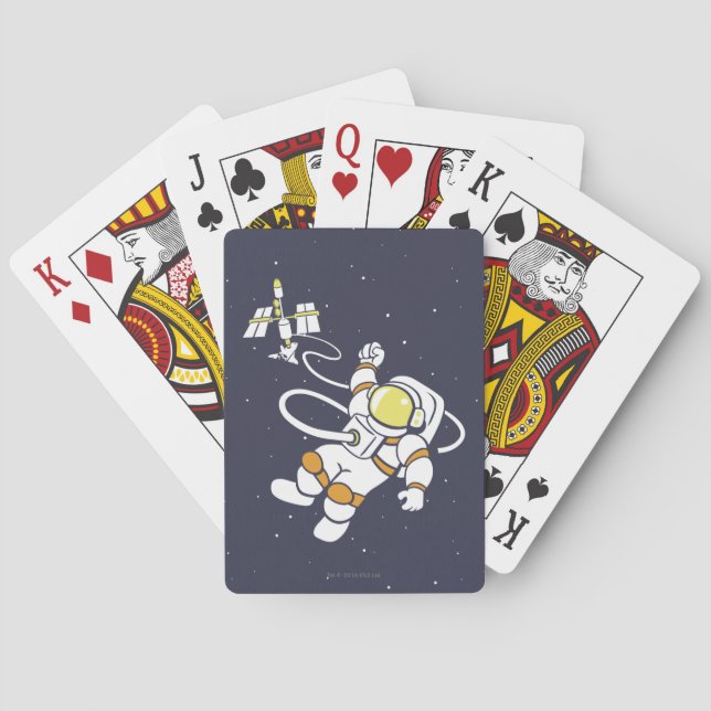 Astronaut Playing Cards (Back)