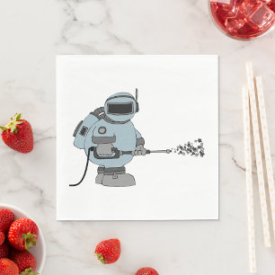 Astronaut Pressure Wash Paper Napkins