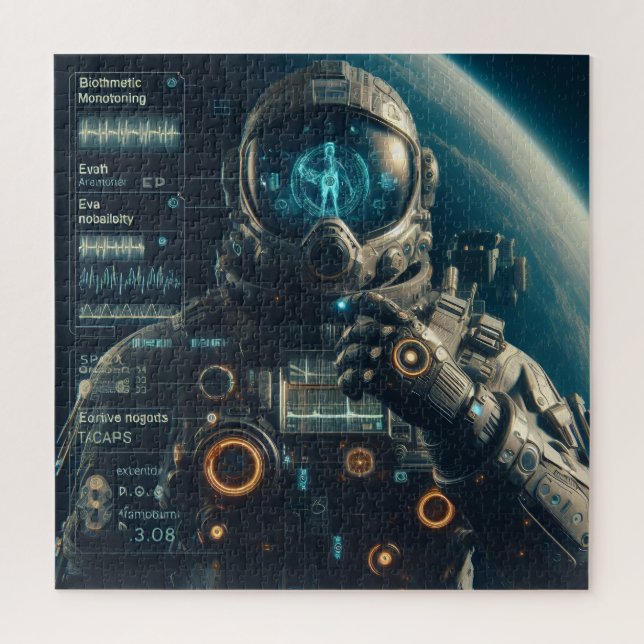 Astronaut Puzzle (Vertical)