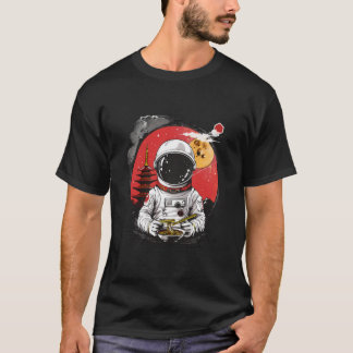 Astronaut Ramen Space Astronaut Eating Ramen Pagod T-Shirt