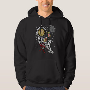 Astronaut Retirement Dogecoin Doge Coin To The Moo Hoodie
