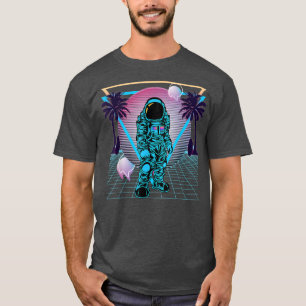 Astronaut Retro Vaporwave 80s Aesthetic T-Shirt