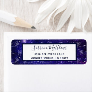 Astronaut Return Address Label