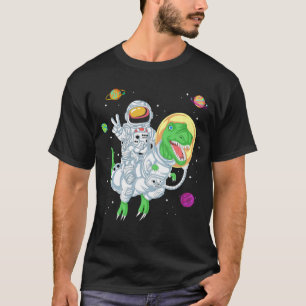 astronaut riding dinosaur T-Shirt
