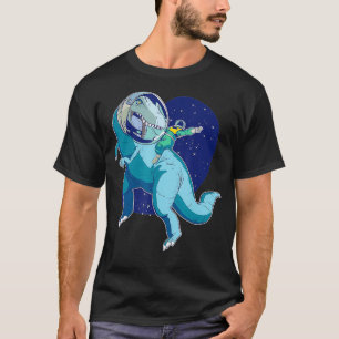 Astronaut Riding T-Rex Dinosaur Astro T-Rex T-Shirt