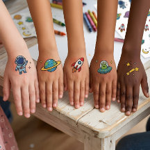 Astronaut, Rocket, Planet & Alien Space Adventure