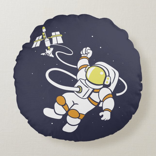 Astronaut Round Cushion (Front)