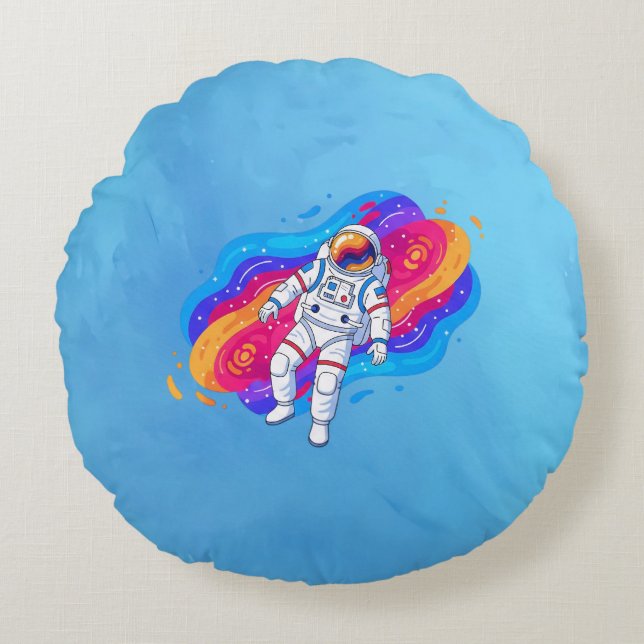 Astronaut Round Cushion (Front)