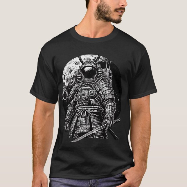 Astronaut Samurai Luna T-Shirt (Front)