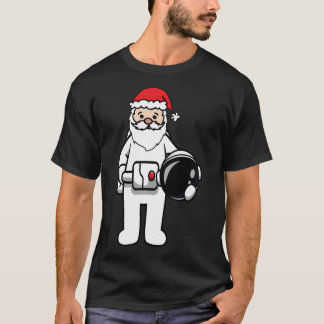 Astronaut Santa In The Space T-Shirt