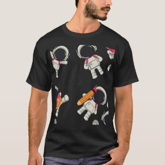 Astronaut Seamless Pattern Cute T-Shirt