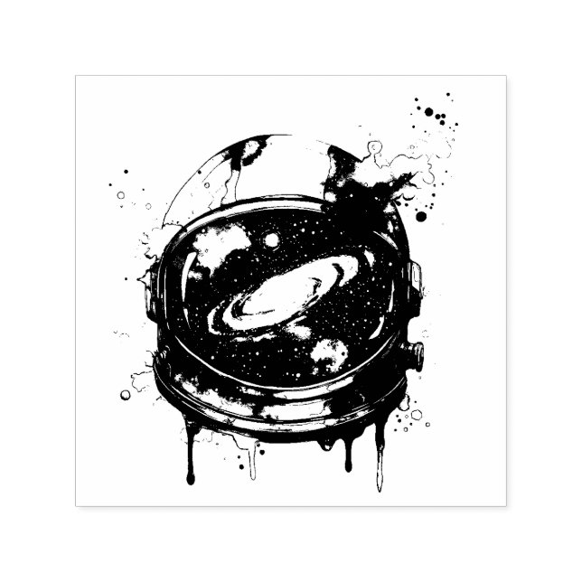 Astronaut Self-inking Stamp (Design)
