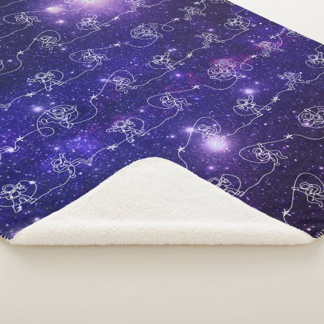 Astronaut Sherpa Blanket (3/4)