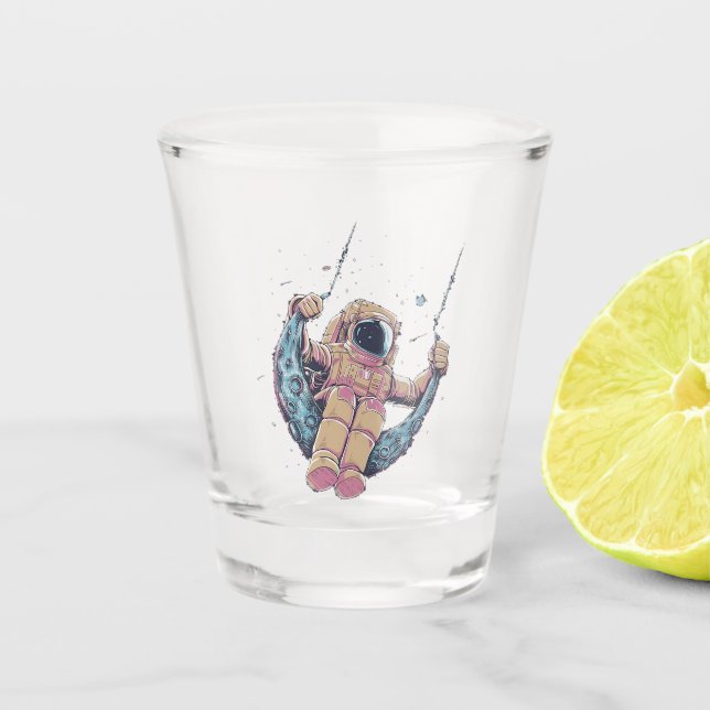 Astronaut Shot Glass (Front)