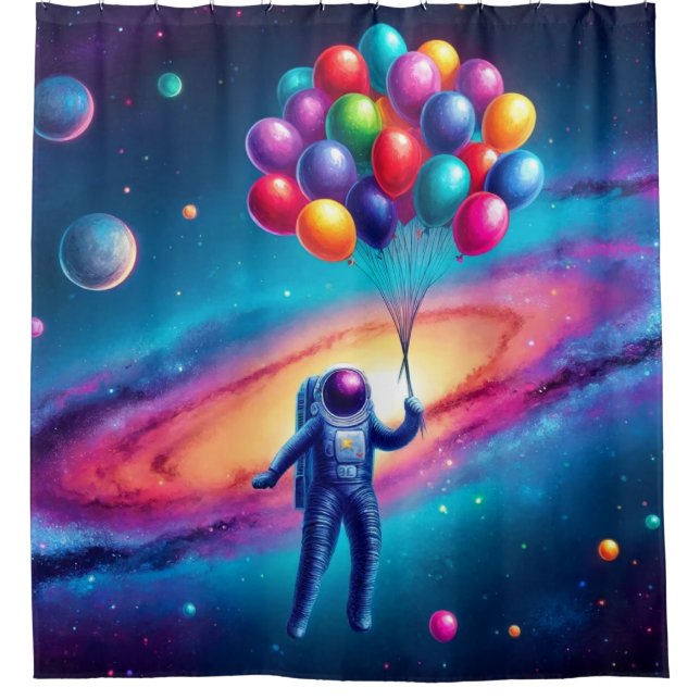 Astronaut Shower Curtain (Front)
