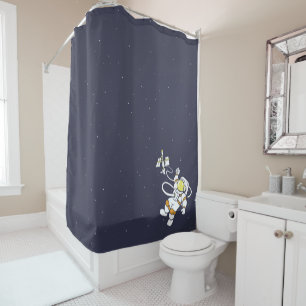 Astronaut Shower Curtain