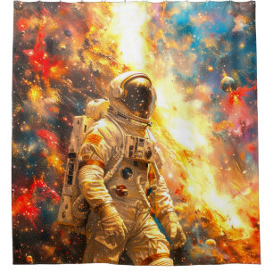 Astronaut Shower Curtain