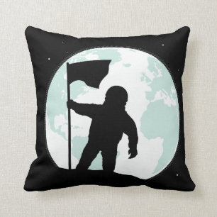 Astronaut Silhouette Cushion