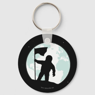 Astronaut Silhouette Key Ring