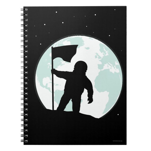 Astronaut Silhouette Notebook (Front)
