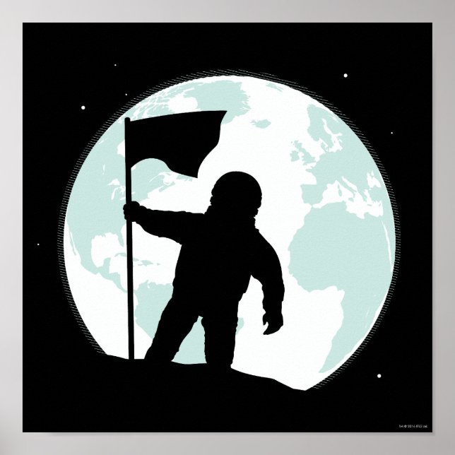 Astronaut Silhouette Poster (Front)