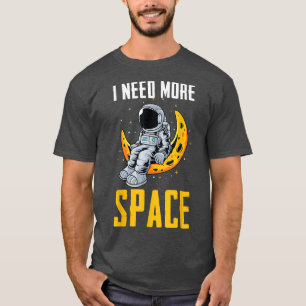 Astronaut sitting Moon Space Humour T-Shirt