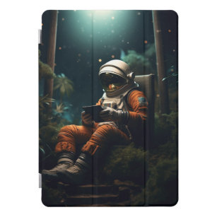 Astronaut sitting on a chair iPad pro cover