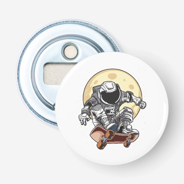 Astronaut Skate Bottle Opener (Front)