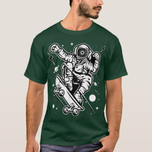 Astronaut Skate Cardano ADA Coin To The Moon Crypt T-Shirt