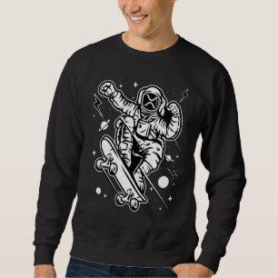 Astronaut Skate Ripple Xrp Coin To The Moon Crypto Sweatshirt