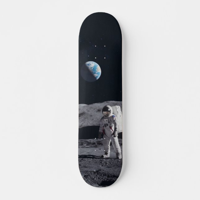 Astronaut Skateboard on the Moon (Front)