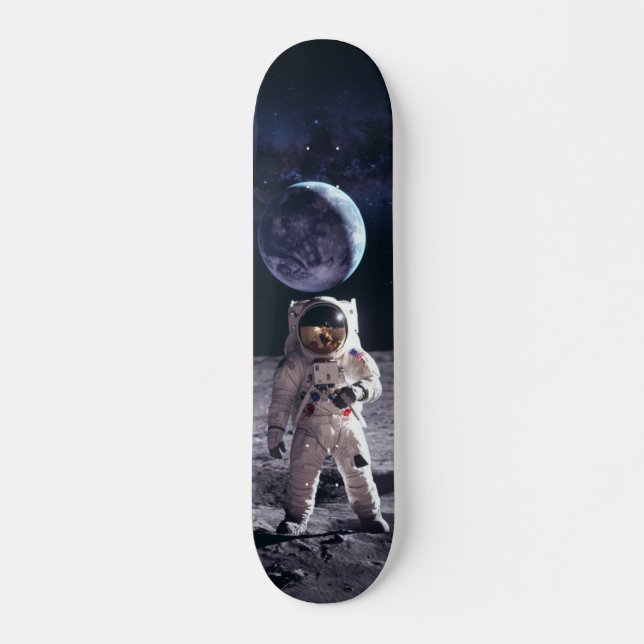 Astronaut Skateboard on the Moon (Front)