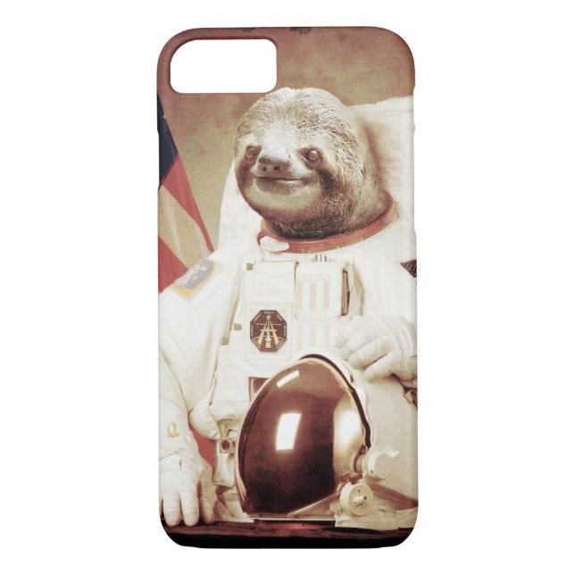 Astronaut Sloth Case-Mate iPhone Case (Back)