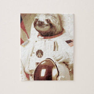 Astronaut Sloth Jigsaw Puzzle