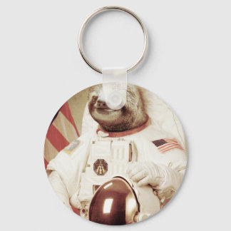 Astronaut Sloth Key Ring