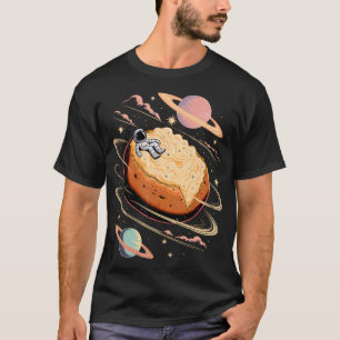 Astronaut Space Baked Potato Planet Stars T-Shirt